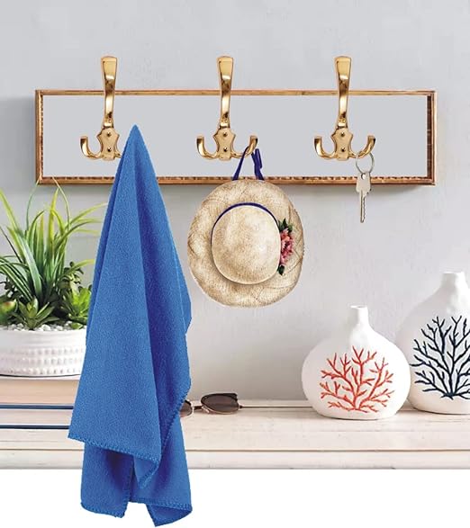 Brass Wall Hooks For Hanging Clothes Strong Up To 60 Kg4